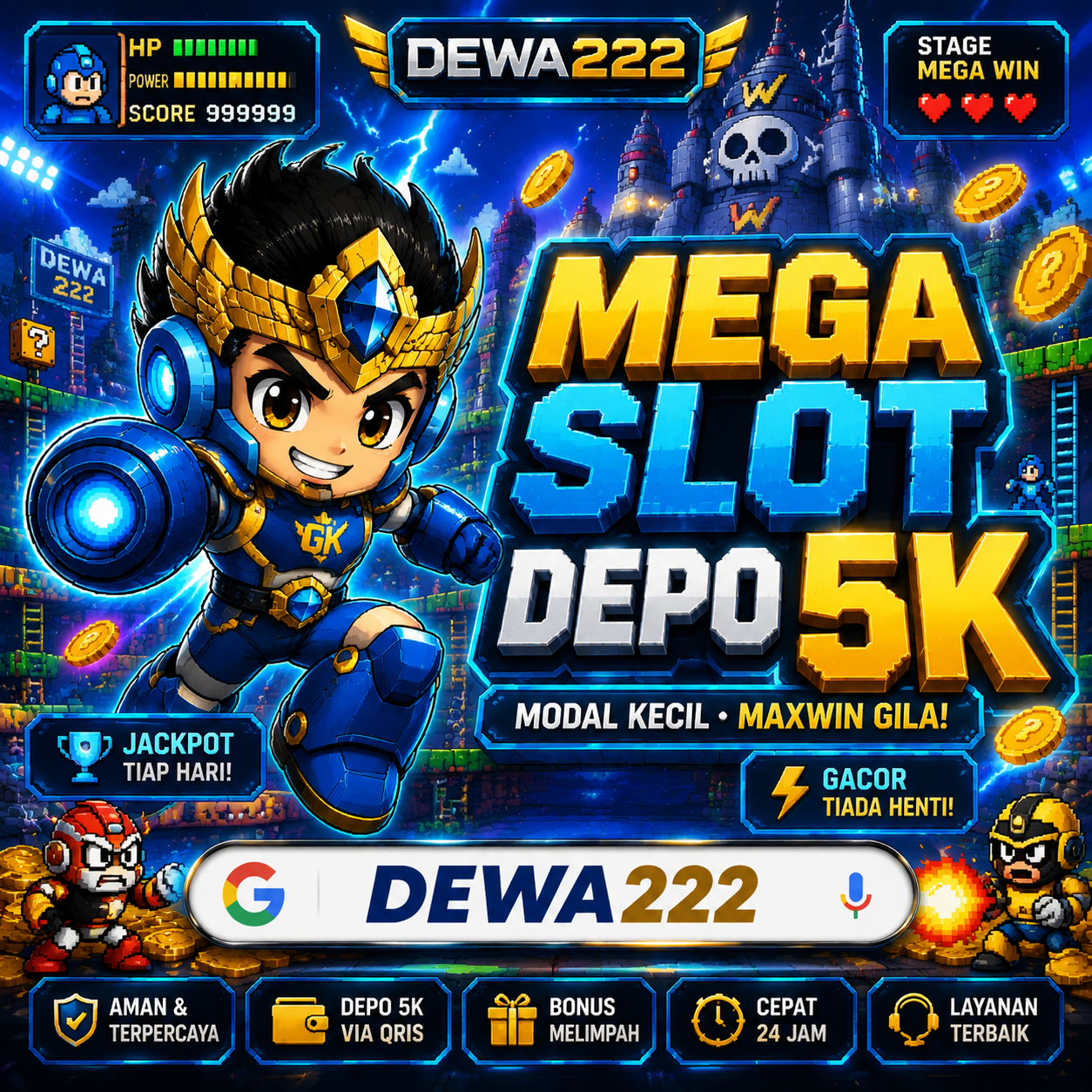 Slot Depo 5k Front Black 